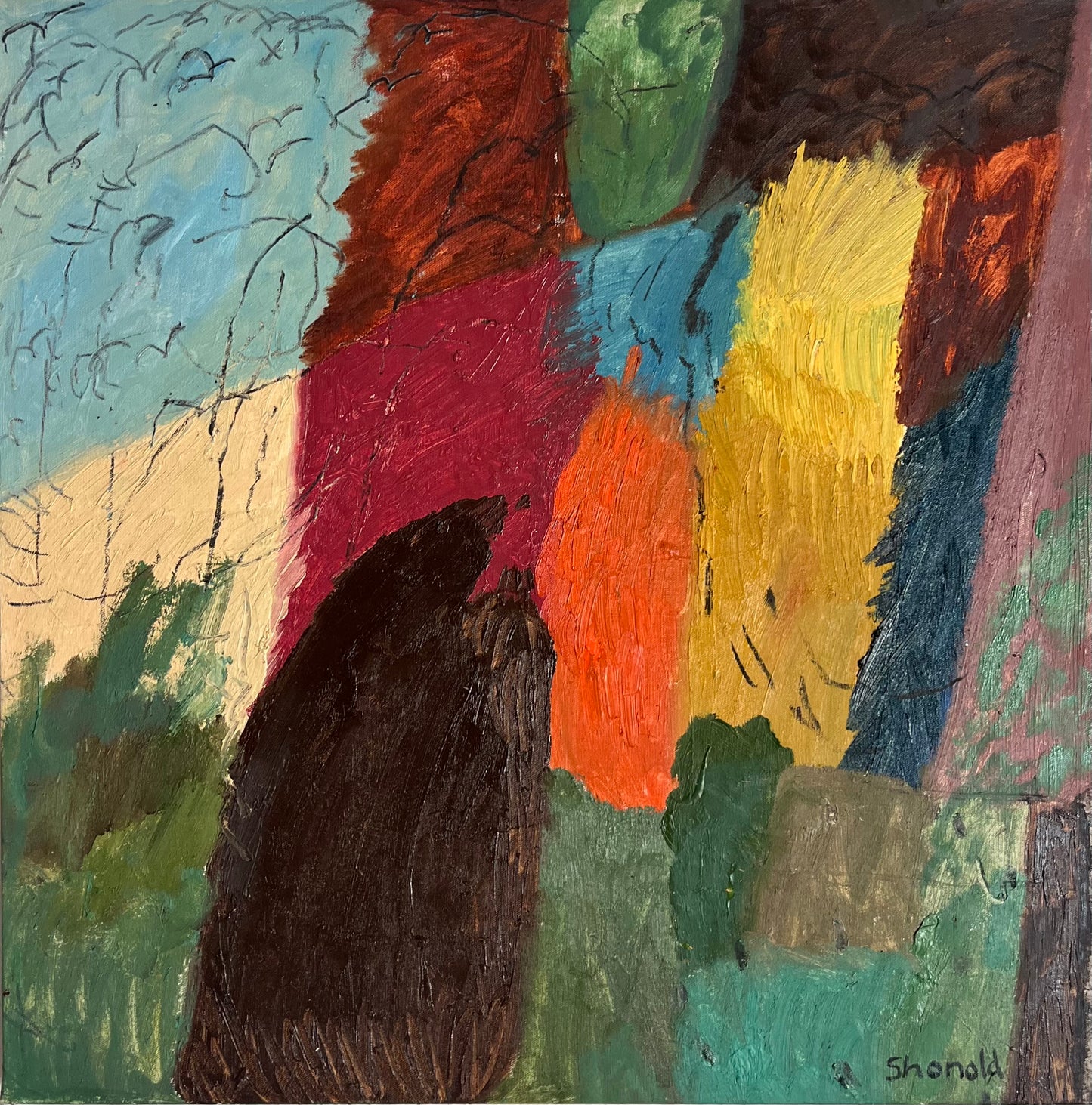landscape in spring